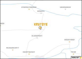 map of Krutoye