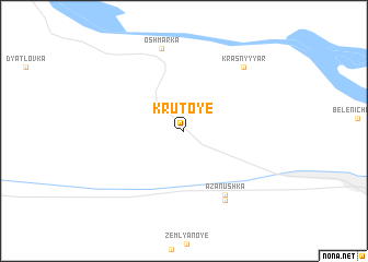 map of Krutoye
