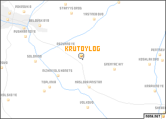 map of Krutoy Log