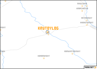 map of Krutoy Log