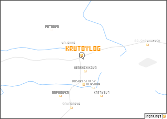 map of Krutoy Log