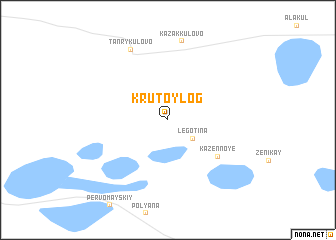 map of Krutoy Log