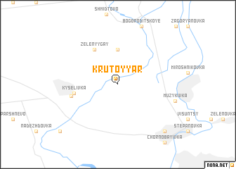 map of Krutoy Yar