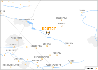 map of Krutoy