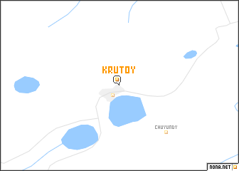 map of Krutoy