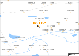 map of Kruttsy