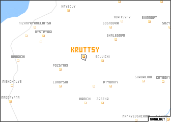 map of Kruttsy