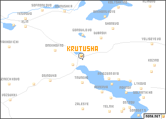 map of Krutusha