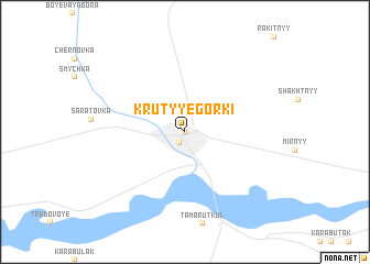 map of Krutyye Gorki