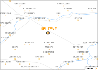 map of Krutyye