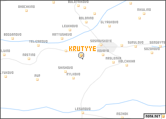 map of Krutyye
