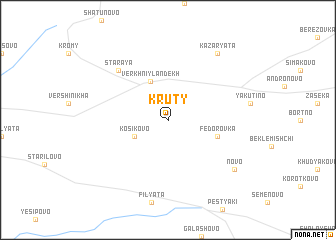 map of Kruty