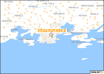 map of Kruununhaka