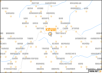 map of Kruwi