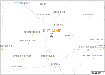 map of Kryazhim