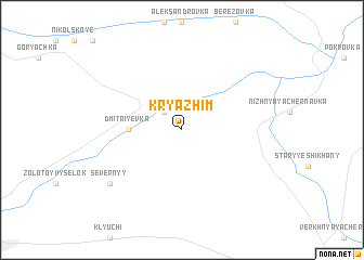 map of Kryazhim