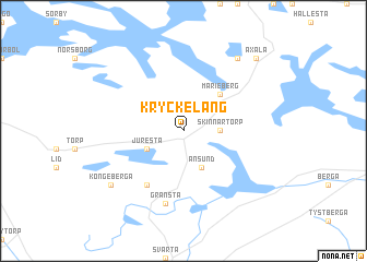 map of Kryckeläng