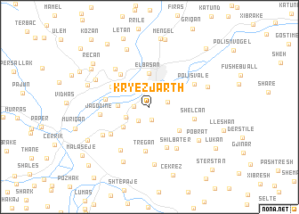 map of Kryezjarth