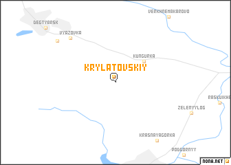 map of Krylatovskiy