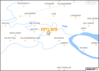 map of Krylova
