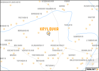 map of Krylovka