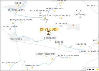 map of Krylovka