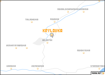 map of Krylovka