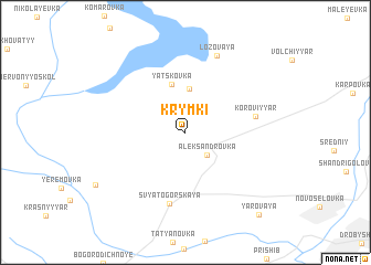 map of Krymki
