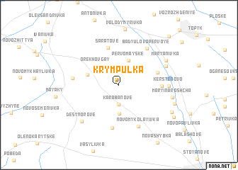 map of Krympulʼka