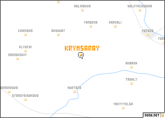 map of Krym-Saray