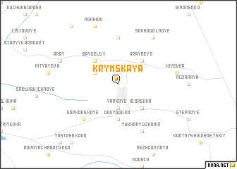 map of Krymskaya