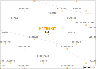 map of Krymskiy