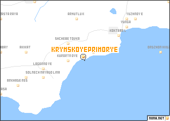 map of Krymskoye Primorʼye