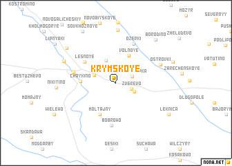 map of Krymskoye