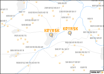 map of Krymsk