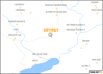 map of Kryndy