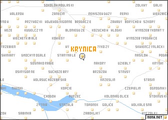 map of Krynica