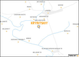 map of Krynitskiy