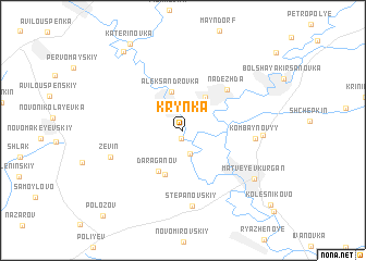 map of Krynka