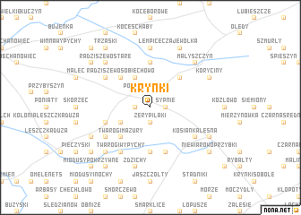 map of Krynki