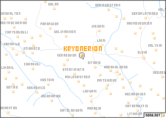 map of Kryonérion