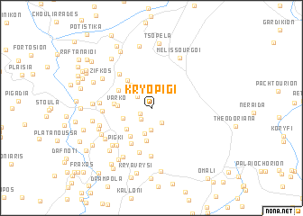 map of Kryopigí