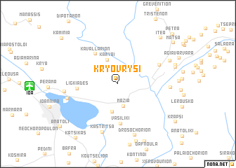 map of Kryóvrysi