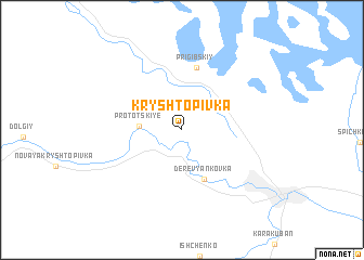 map of Kryshtopivka