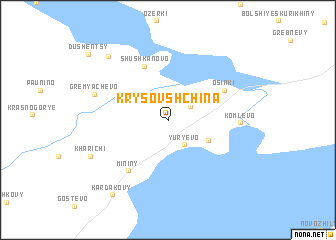 map of Krysovshchina
