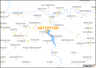 map of Krytoy Yar