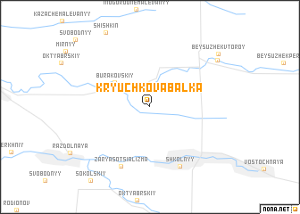 map of (( Kryuchkova Balka ))
