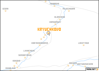 map of Kryuchkovo