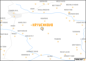 map of Kryuchkovo