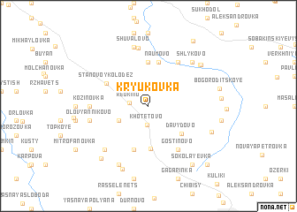 map of Kryukovka